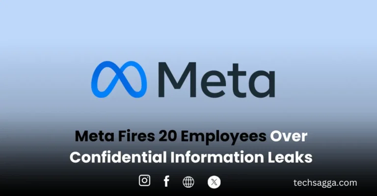 Meta Fires 20 Employees Over Confidential Information Leaks
